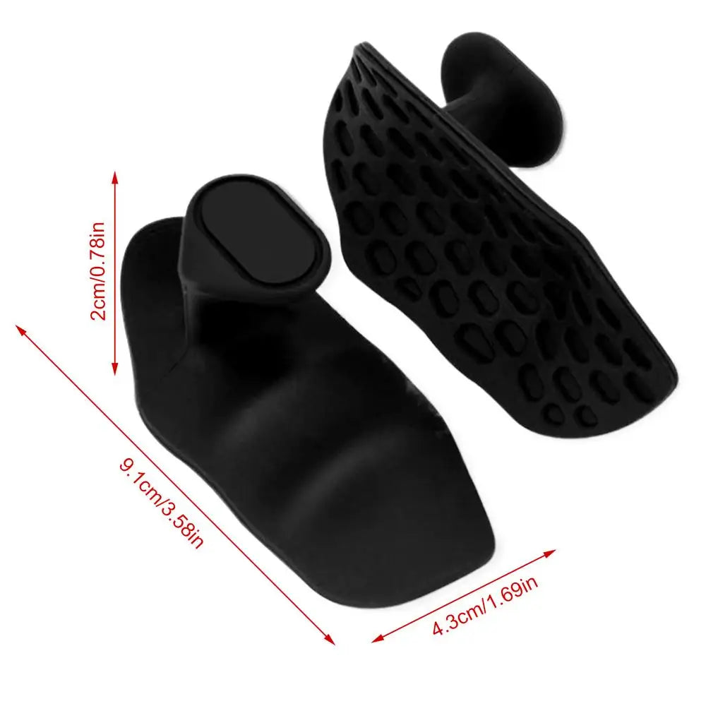 Anti-Slip Grips for Weight Lifting Pull-Ups Gym Training Unisex Ergonomic Rubber Hand Protector Strengthener Handle Gloves Wheyshaker